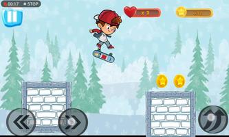 Snow Skater Boy capture d'écran 2