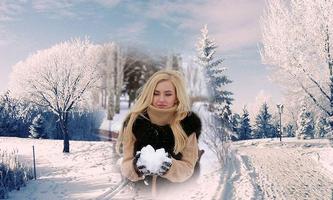Snow Photo Frames plakat