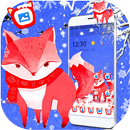 Snow Red Fox Theme APK