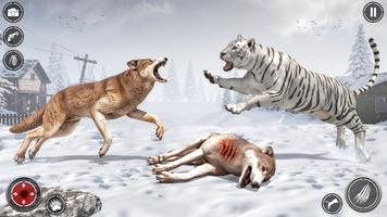 Snow Tiger Family Simulator 3D screenshot 3