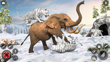 Snow Tiger Family Simulator 3D screenshot 1