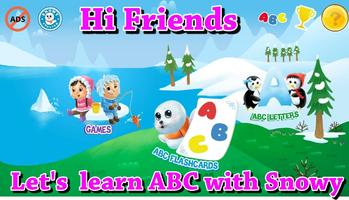Flashcards & Free games for children to learn ABC Poster
