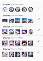 پوستر Autocollant Snowbal For Whatsp