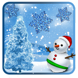 Snow day night live wallpaper