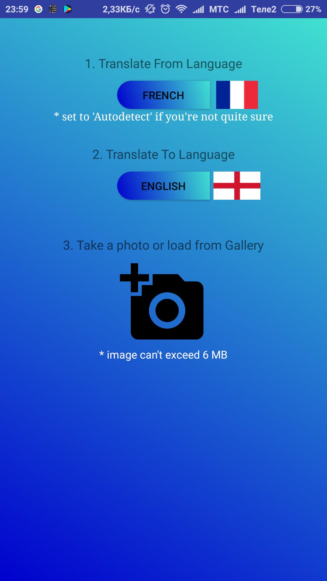 Przetłumacz zdjęcie na swój język: tłumacz zdjęć for Android - APK Download