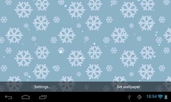 Snowfall 3D Live Wallpaper স্ক্রিনশট 1