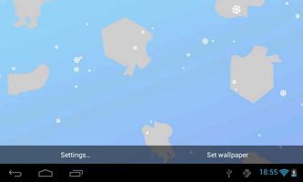 Snowfall 3D Live Wallpaper screenshot 2