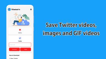 Save Twitter Video -Downloader Plakat