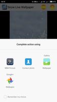 neige live wallpaper capture d'écran 1