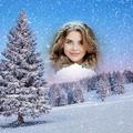 Snowfall Photo Frame