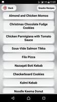 Snacks Recipes capture d'écran 1