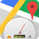 GPS Speedometer-Directions-Map آئیکن