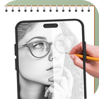 AR Draw : Trace to Sketch أيقونة