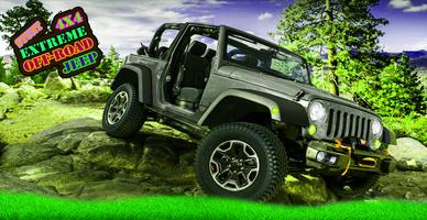 4x4 Extreme Off-Road Jeep Stun Affiche