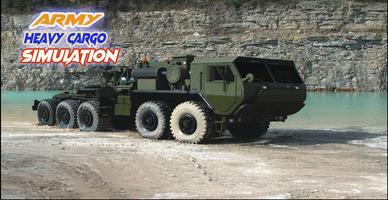 Super Army Cargo Truck Affiche