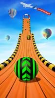 Sky Rolling Racing Balls 3D الملصق