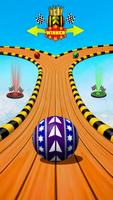 Sky Rolling Racing Balls 3D تصوير الشاشة 1