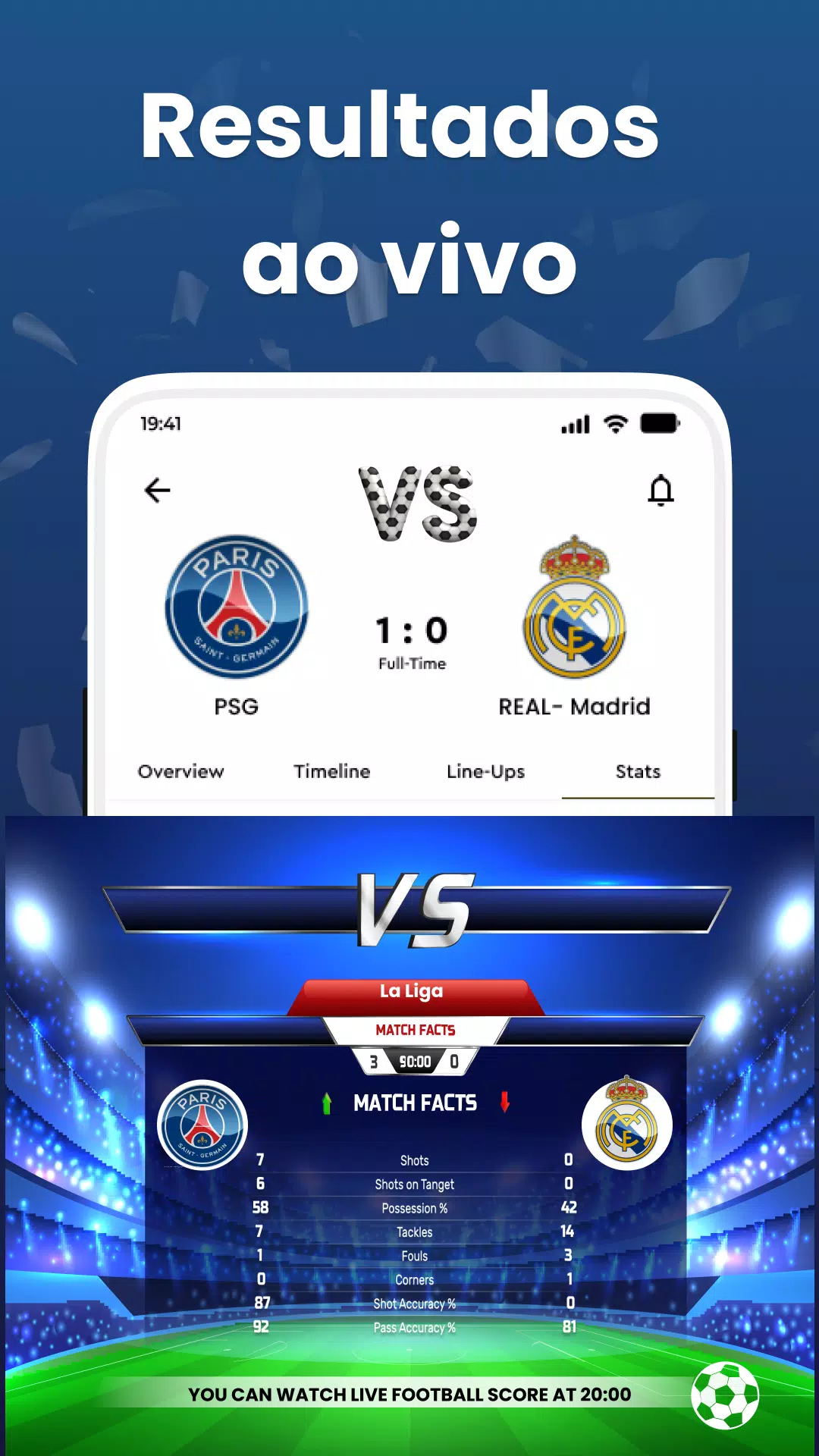 Download do APK de Futebol Resultados ao Vivo para Android