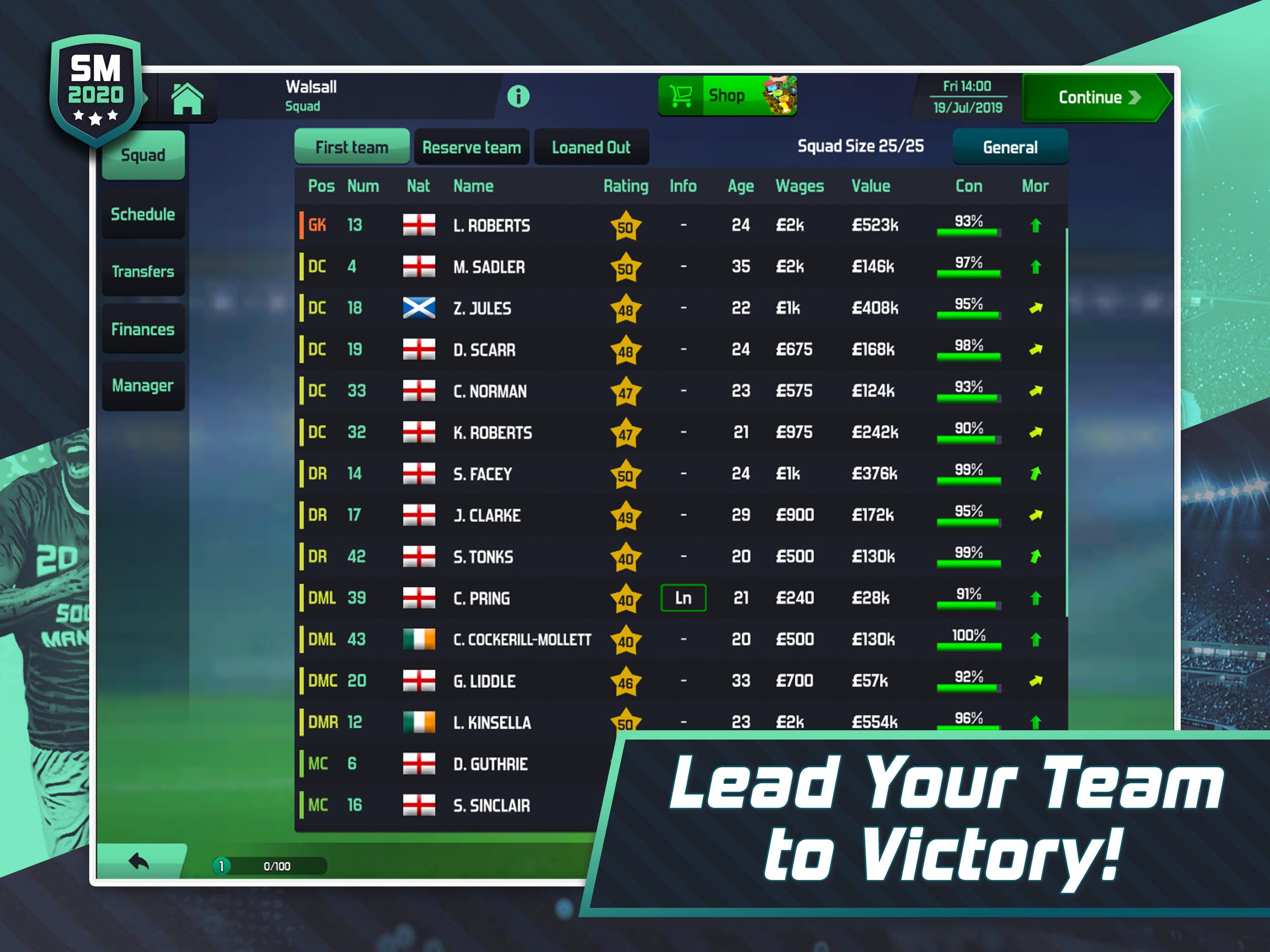 Soccer Manager 2020 - Football Management Game for Android ... - 