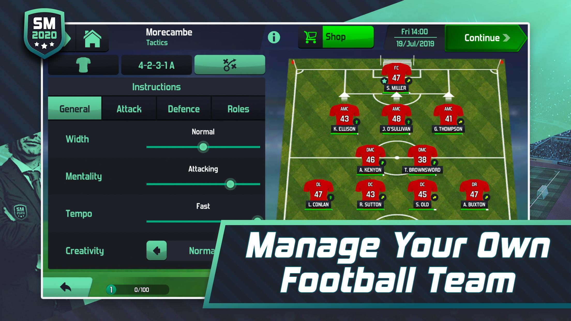 Soccer Manager 2020 Apk For Android Download