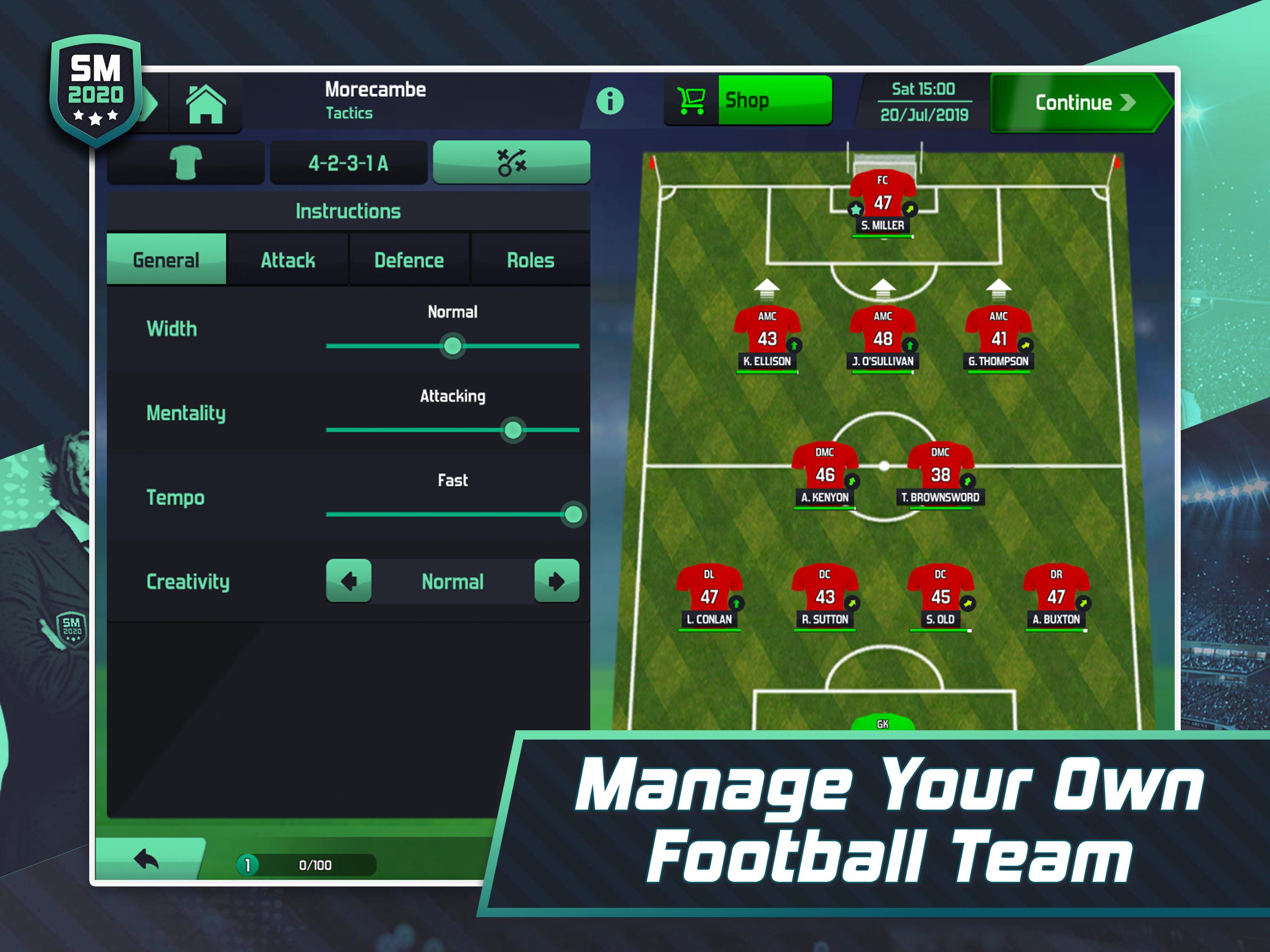 Soccer Manager 2020 - Football Management Game for Android ... - 