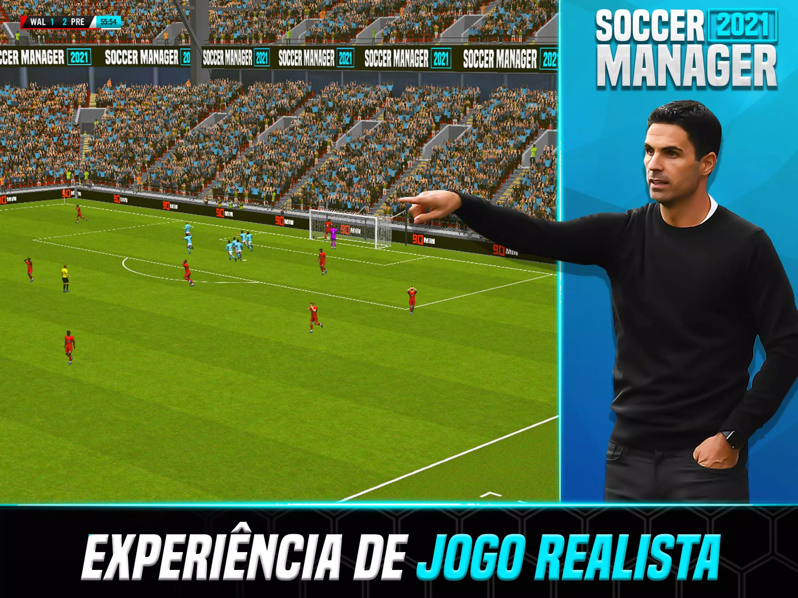 Soccer Manager - Jogo gratuito de Treinador de Futebol