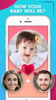 التنبؤ طفل - Future Baby Face الملصق