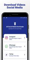 Video Downloader Social Media plakat