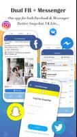 Messenger for Lite Messages, Text & Chat Free پوسٹر