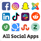 All social media and social network in one app Zeichen