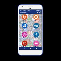 Social Media Door الملصق