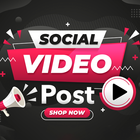 Social Media Post Maker Video: Social Post Creator icône