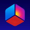 Social Networks 3D Media Cube icon
