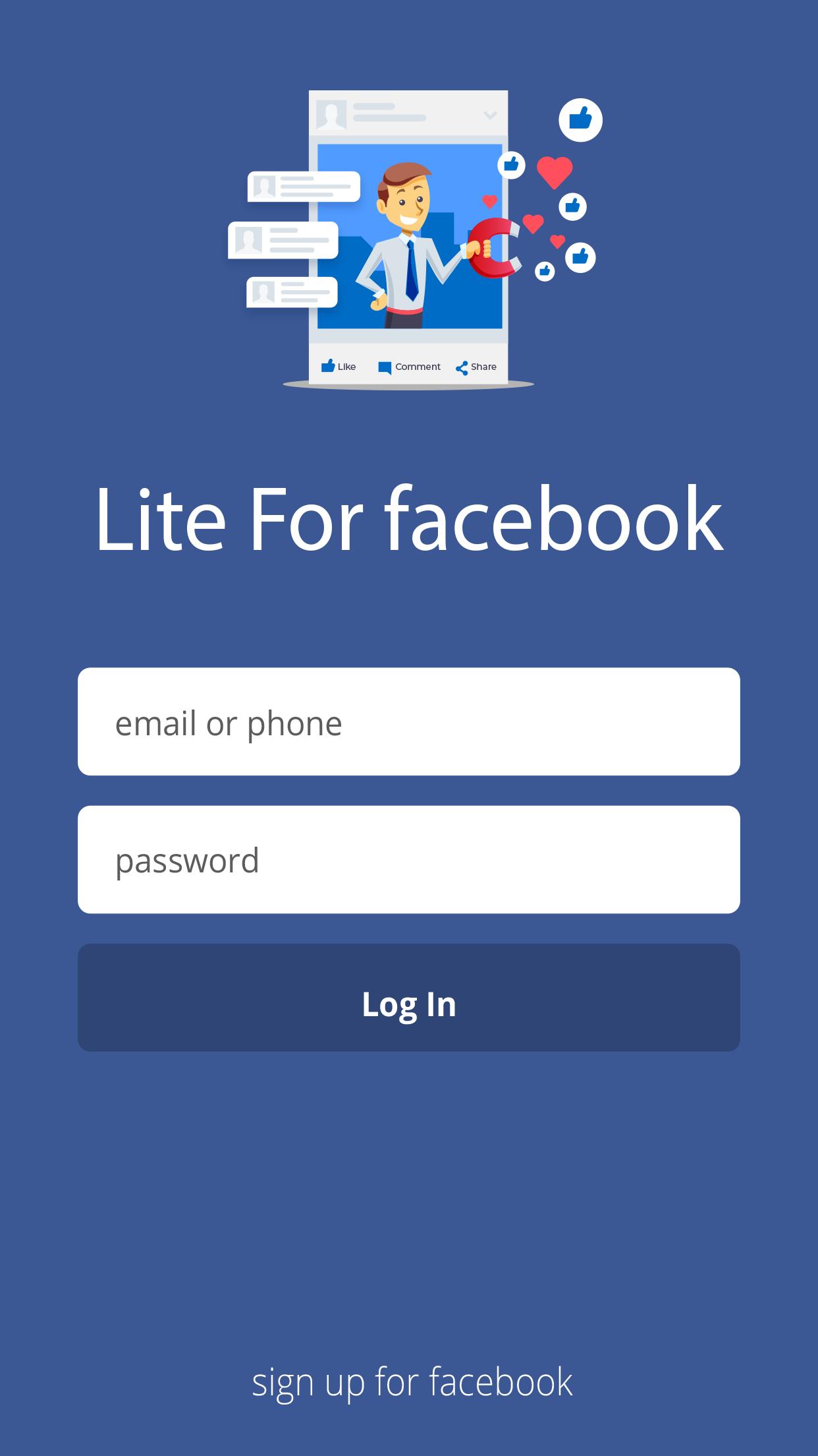 Lite For Facebook Lite Messenger Of For Android Apk Download