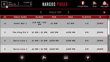 Narcos Poker capture d'écran 2