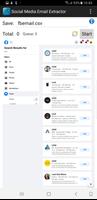 Social Media Email Extractor Affiche