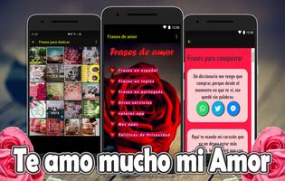 Te amo mucho mi amor frases de amor Cartaz