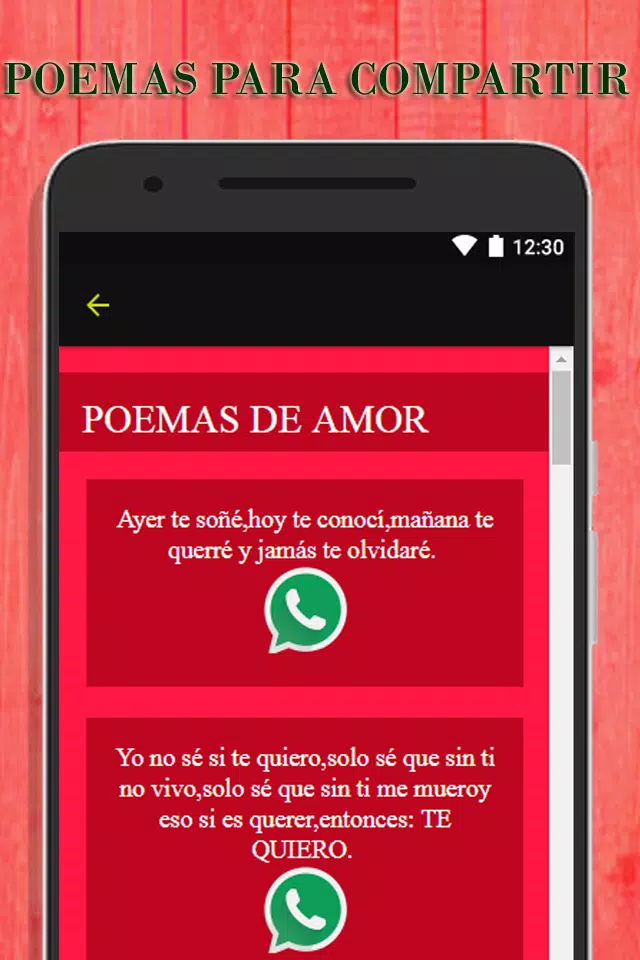 poemas de amor gratis pour Android - Téléchargez l'APK