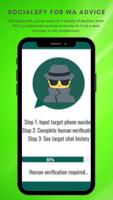 Socialspy for WA Advice تصوير الشاشة 1