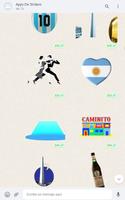 Argentina Stickers Animados Affiche