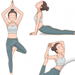 Yoga Stickers Animados-icoon