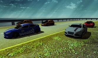 Turbo High Speed Car Racing 3D-poster