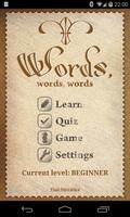 Words, words, words! poster