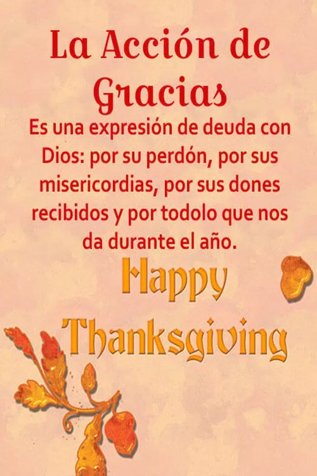 Frases Dia Acción de Gracias APK for Android Download