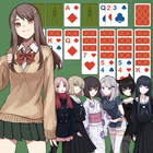 Solitaire Girls Card Game أيقونة