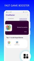 One Master Pro - Game Booster تصوير الشاشة 1