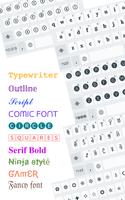 Aa Fonts: Fancy Font Keyboard اسکرین شاٹ 1