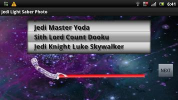 Jedi Light Saber Photo capture d'écran 1