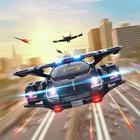 Flying Car Police Game icono