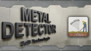 Metal detector with sound Affiche